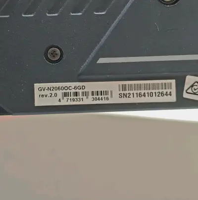 Gpu Rtx 2060 Gigabyte windforce OC - miniatura 6