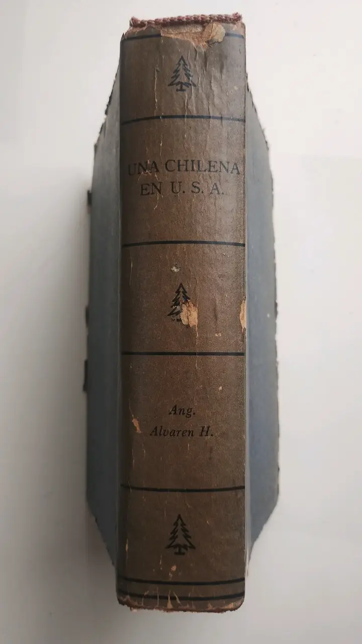 Libro 'Una Chilena en U.S.A.' de Ang. Alvaren H. - 1