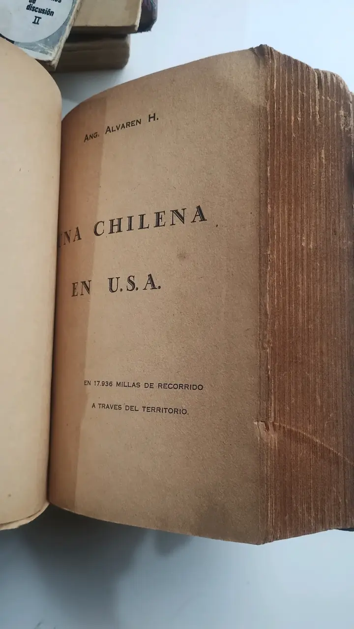 Libro 'Una Chilena en U.S.A.' de Ang. Alvaren H. - 3