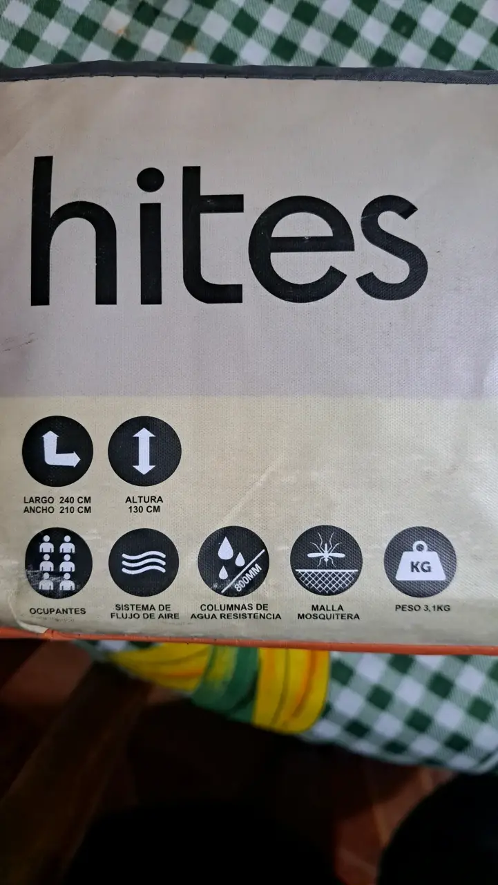 Carpa Dome 6 Personas Hites Resistente al Agua - 3
