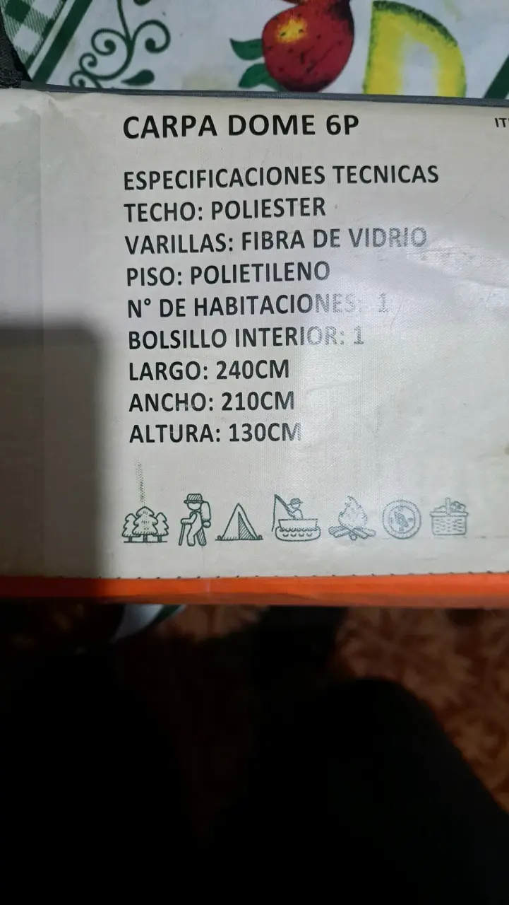 Carpa Dome 6 Personas Hites Resistente al Agua - 4