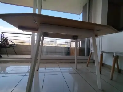 Comedor Diario Mesa Extensible Plegable + 2 Sillas - miniatura 3