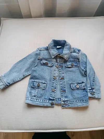 Chaqueta de mezclilla para niño Black & Blue - miniatura 2