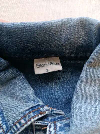 Chaqueta de mezclilla para niño Black & Blue - miniatura 3