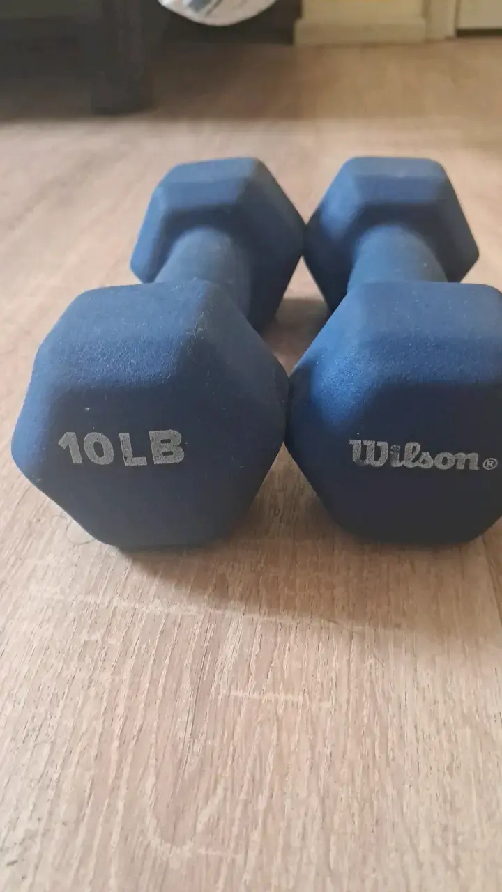 Set de mancuernas Wilson 10LB y 8LB - 1