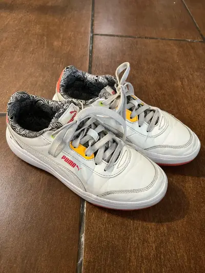 Zapatillas blancas Puma 24,5cm - miniatura 1