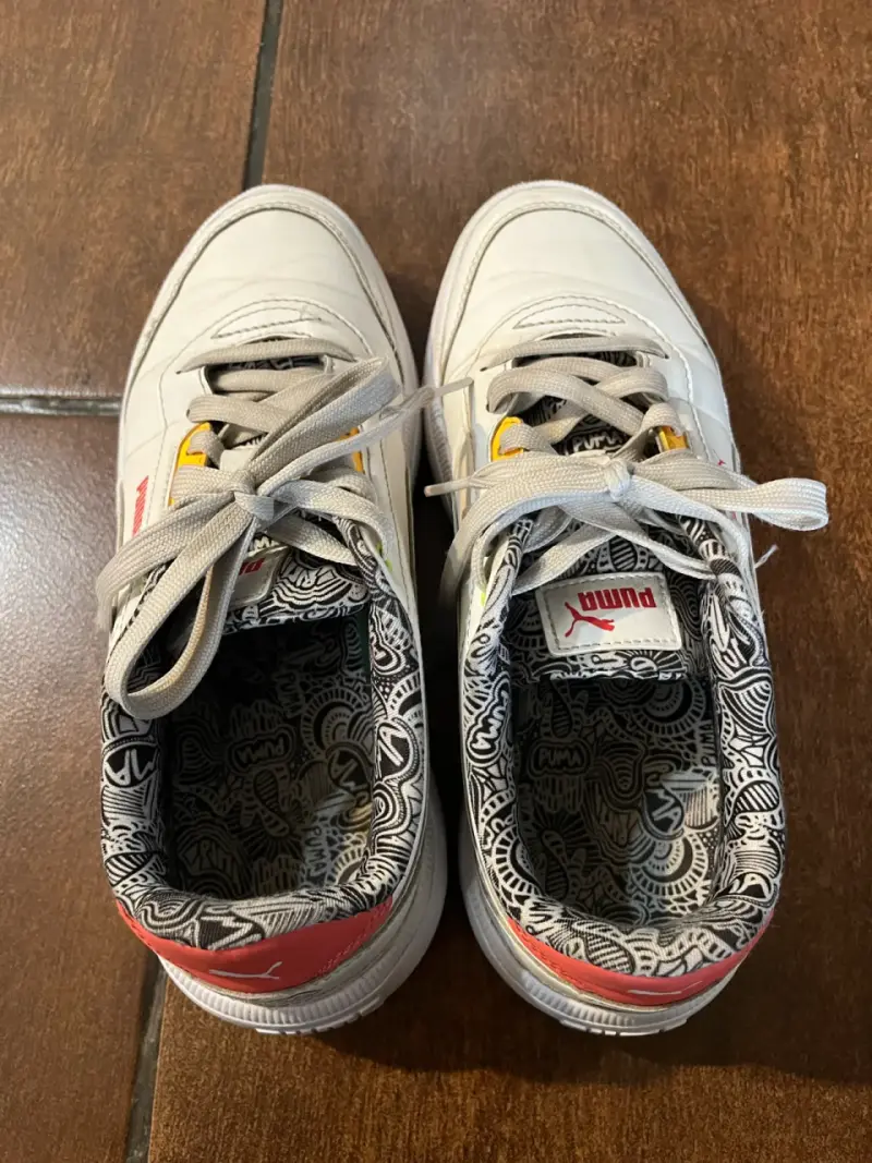 Zapatillas blancas Puma 24,5cm - 4