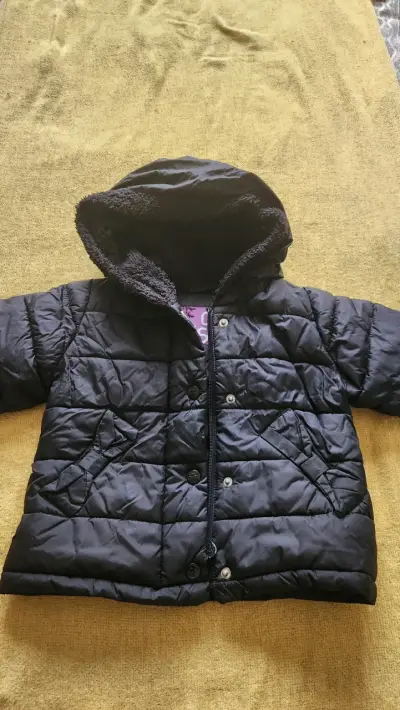 Chaqueta acolchada negra Grisino - miniatura 3