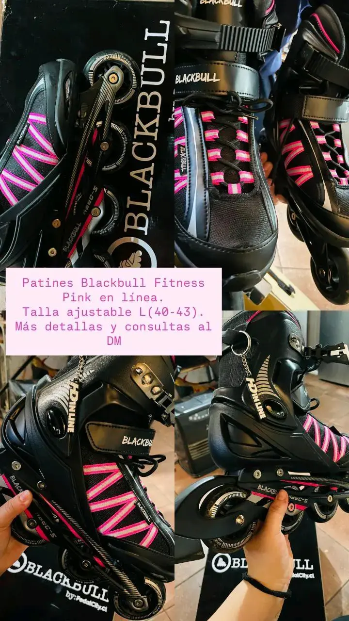 Patines en línea Blackbull Fitness Pink ajustables