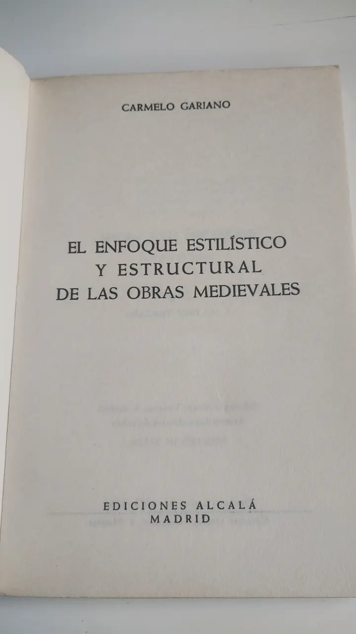 Libro obras Medievales El Enfoque Estilístico - 2