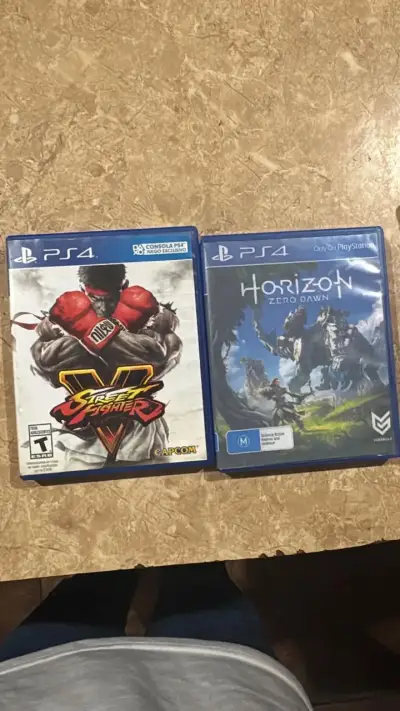 Juegos PS4 Street Fighter V y Horizon Zero Dawn - miniatura 1