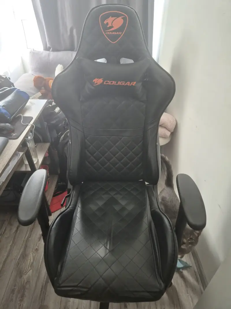 Silla Gamer Cougar Armor Pro Negra Ergonómica - 4