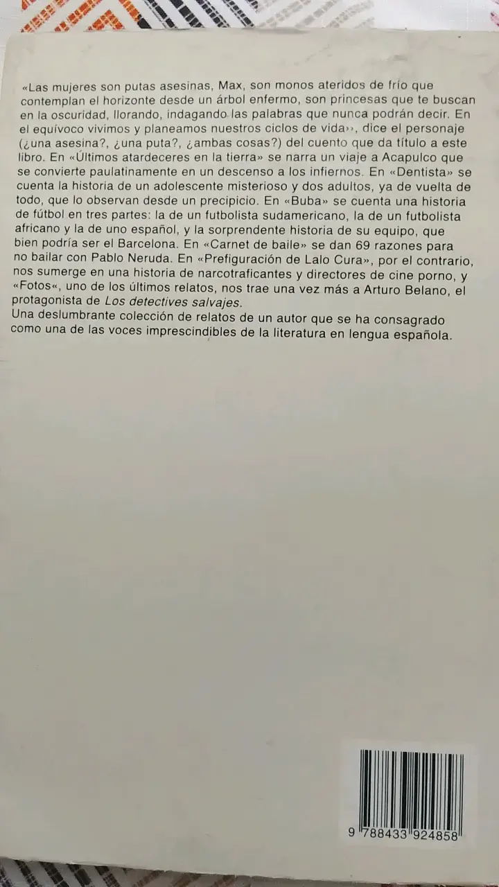 Libro 'Putas Asesinas' de Roberto Bolaño - 2