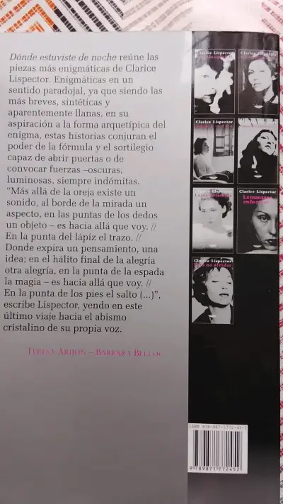 'Dónde Estuviste de Noche' de Clarice Lispect - miniatura 2