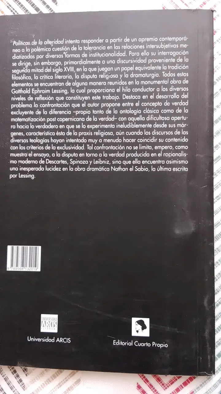 'Políticas de la alteridad' de Gonzalo Portal - 2