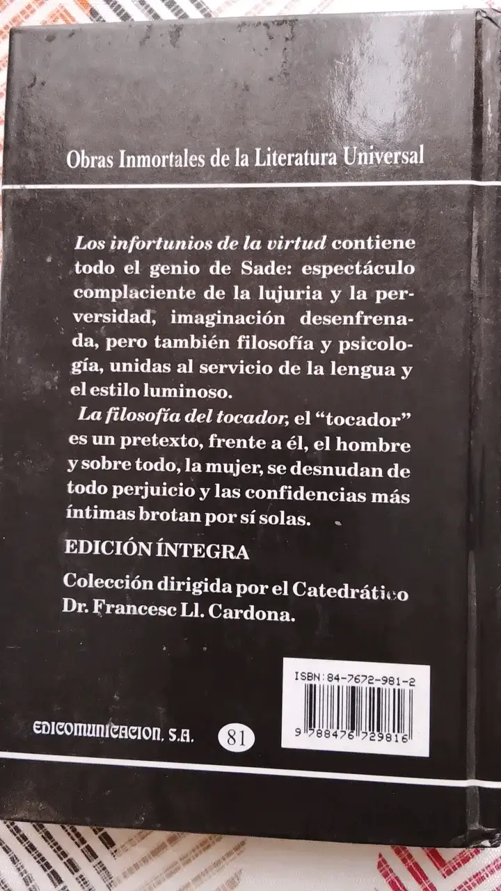 Los Infortunios De La Virtud y La Filosofía D - 2