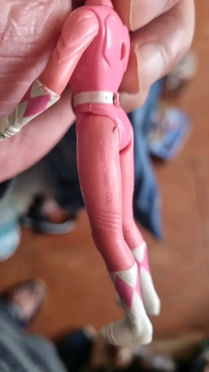 Figuras de acción Power Rangers rosa y amarillo - 5