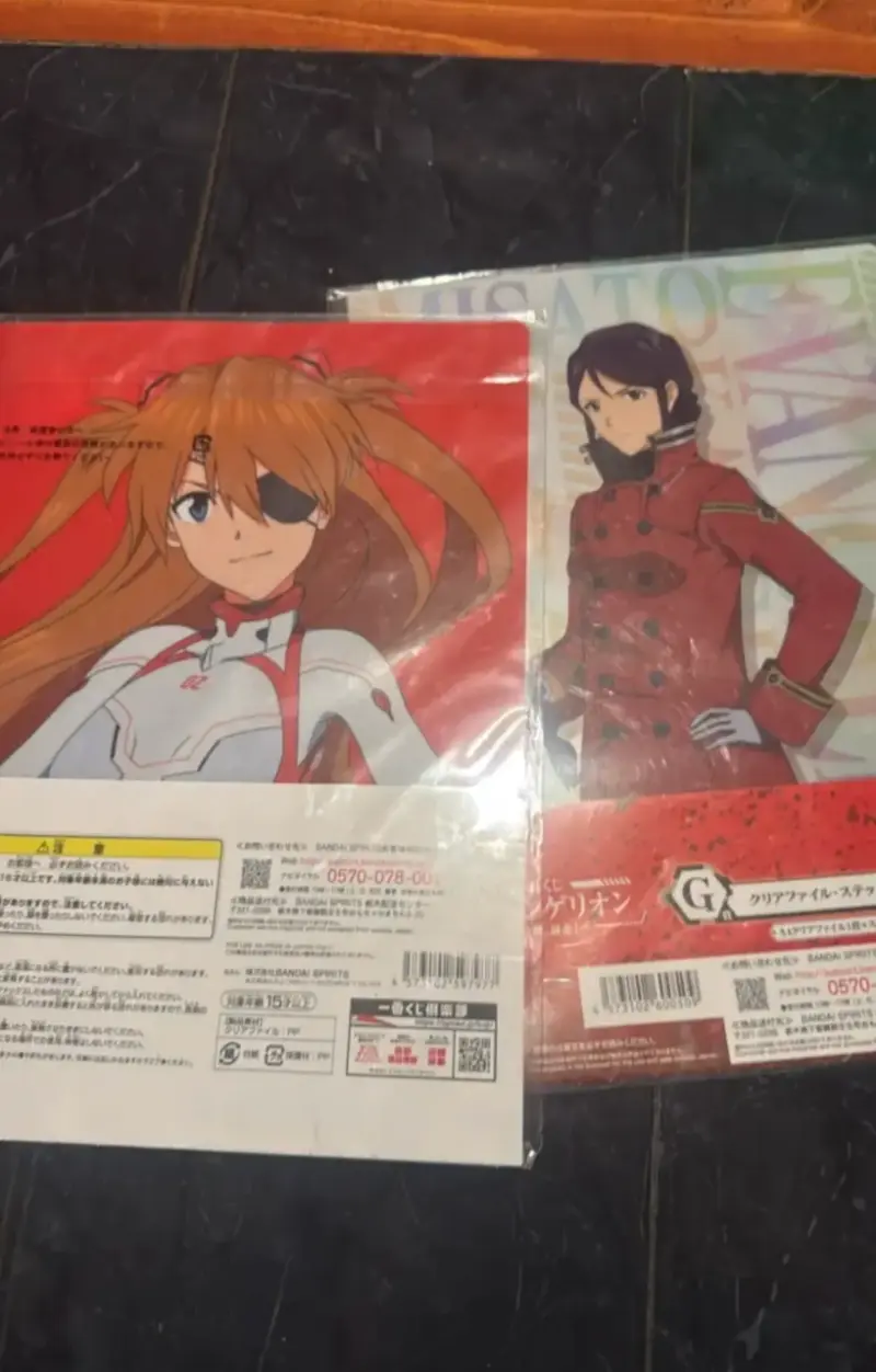 Set de carpetas Evangelion Asuka - 2