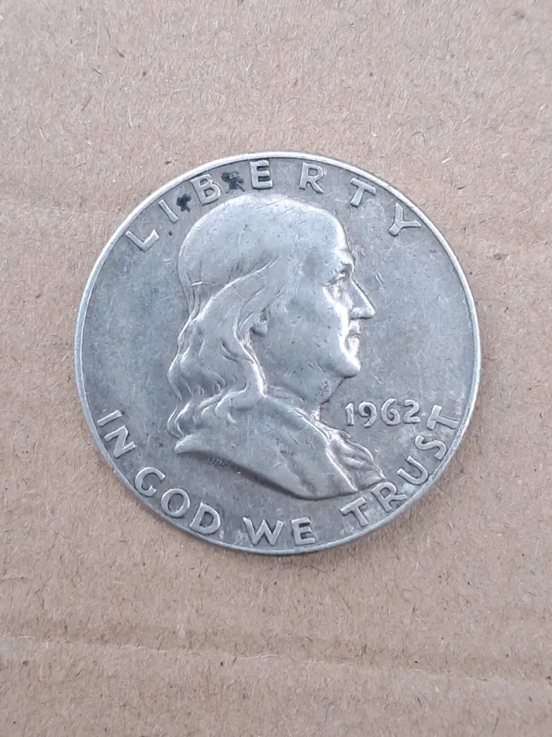 Moneda Half Dollar EEUU 1962, 11,25 g plata - 2