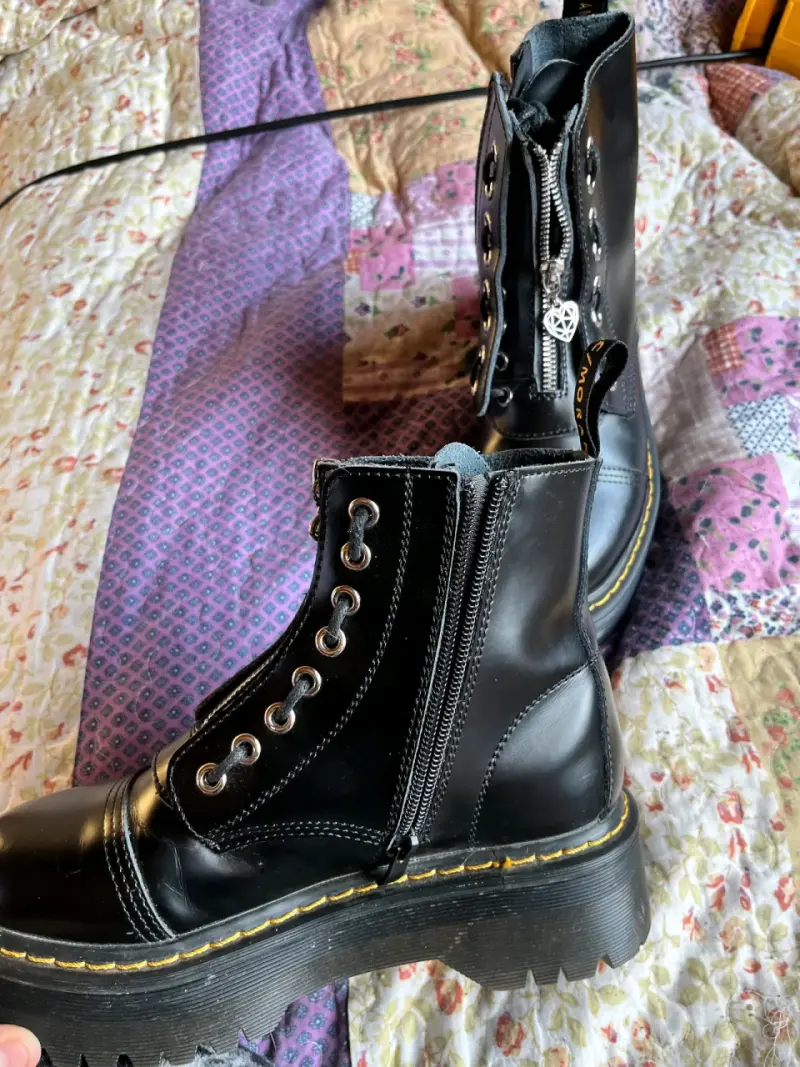 Botines moran de cuero - 2