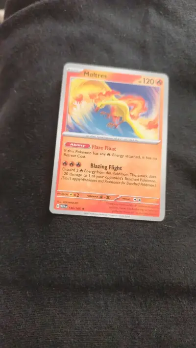 Carta Pokémon moltres. - miniatura 1