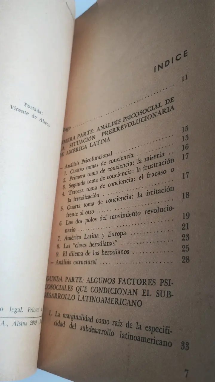 Libro La Prerrevolución Latinoamericana de Roger Vekemans - 3