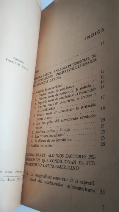 Libro La Prerrevolución Latinoamericana de Roger Vekemans - miniatura 3