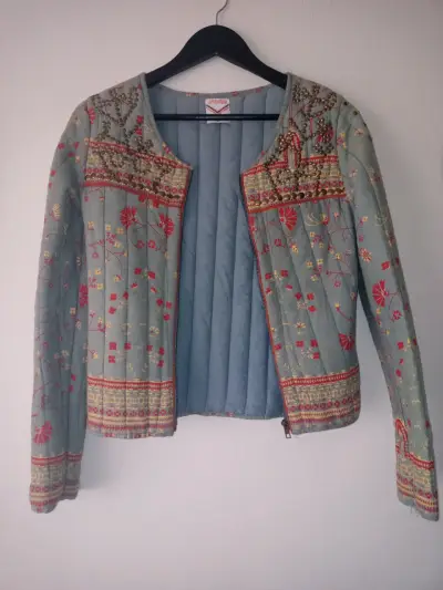Chaqueta bordada estilo bohemio Umbro - miniatura 1