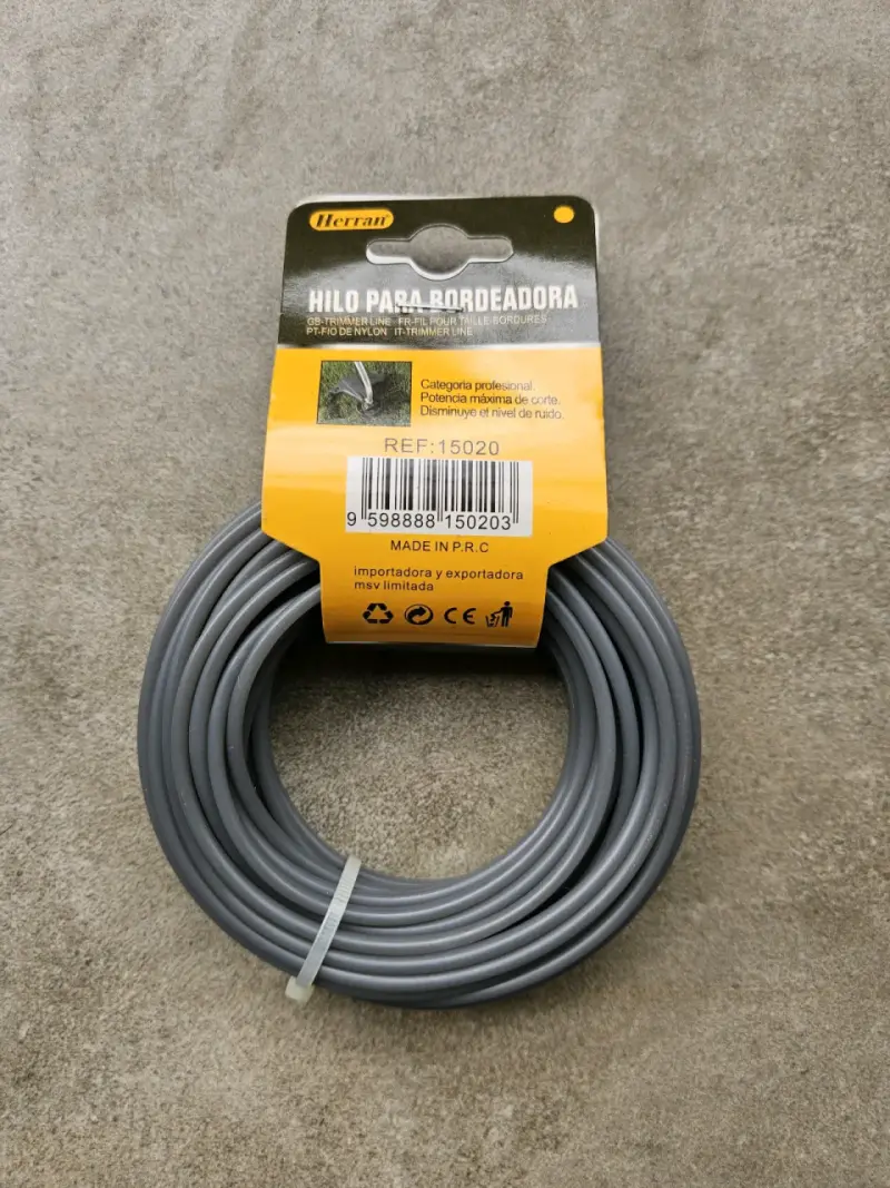 Hilo para bordeadora Herran 3.0mm x 10m - 2