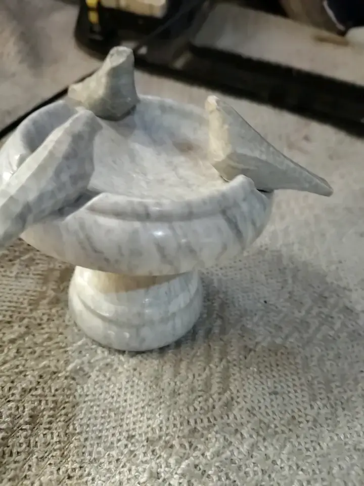 Decoración de mármol con pájaros - 2