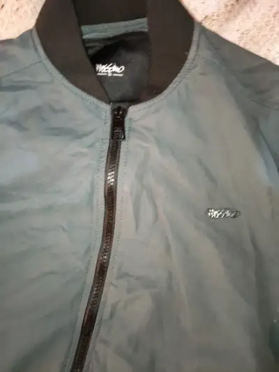 Chaqueta bomber gris Massimo Dutti para hombre - miniatura 1
