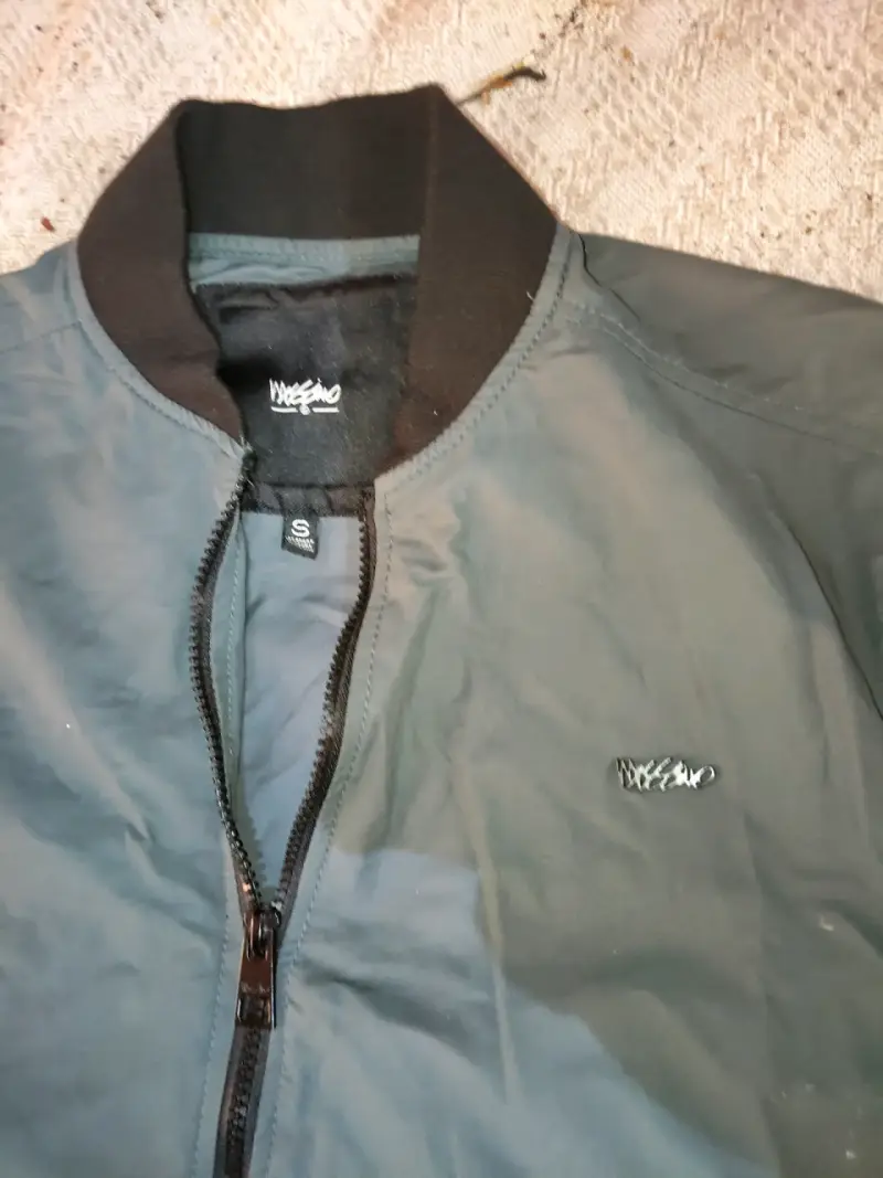 Chaqueta bomber gris Massimo Dutti para hombre - 3