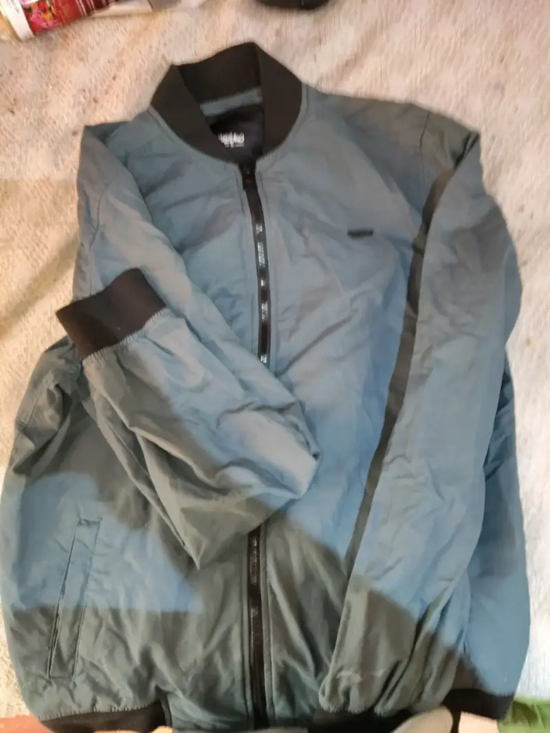 Chaqueta bomber gris Massimo Dutti para hombre - 5