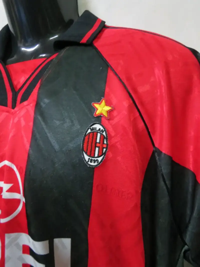 Camiseta AC Milan retro con logo Opel TALLA XL - 2