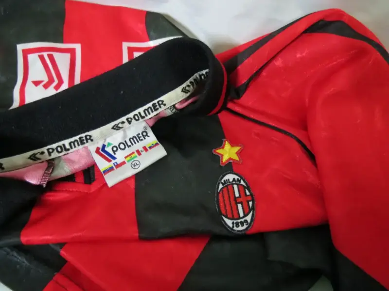 Camiseta AC Milan retro con logo Opel TALLA XL - 6