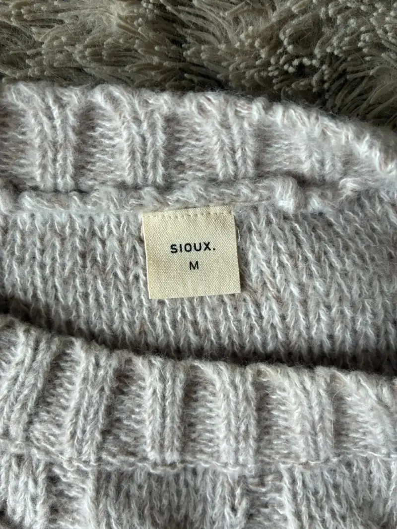 Suéter tejido gris claro Sioux talla M - 2