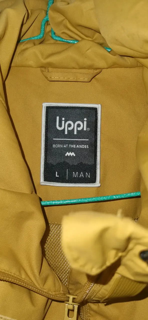 Chaqueta impermeable amarilla Uppii para hombre - 2