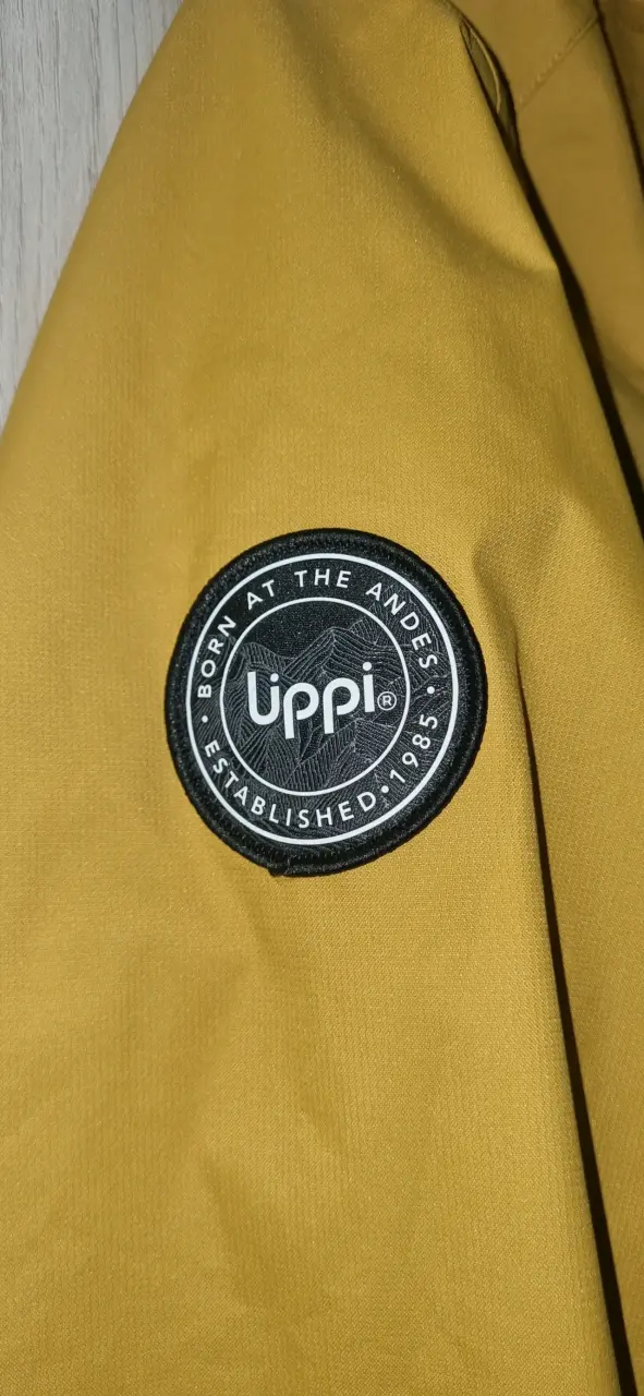 Chaqueta impermeable amarilla Uppii para hombre - 4
