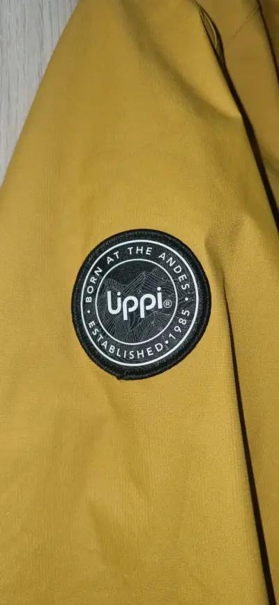 Chaqueta impermeable amarilla Uppii para hombre - miniatura 4