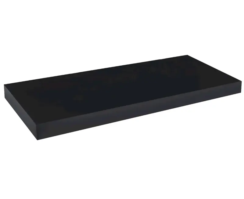 Repisa flotante negra moderna