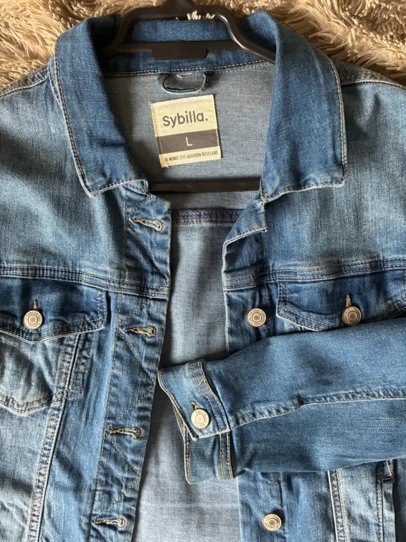 Chaqueta de mezclilla azul Sybilla para mujer - 2