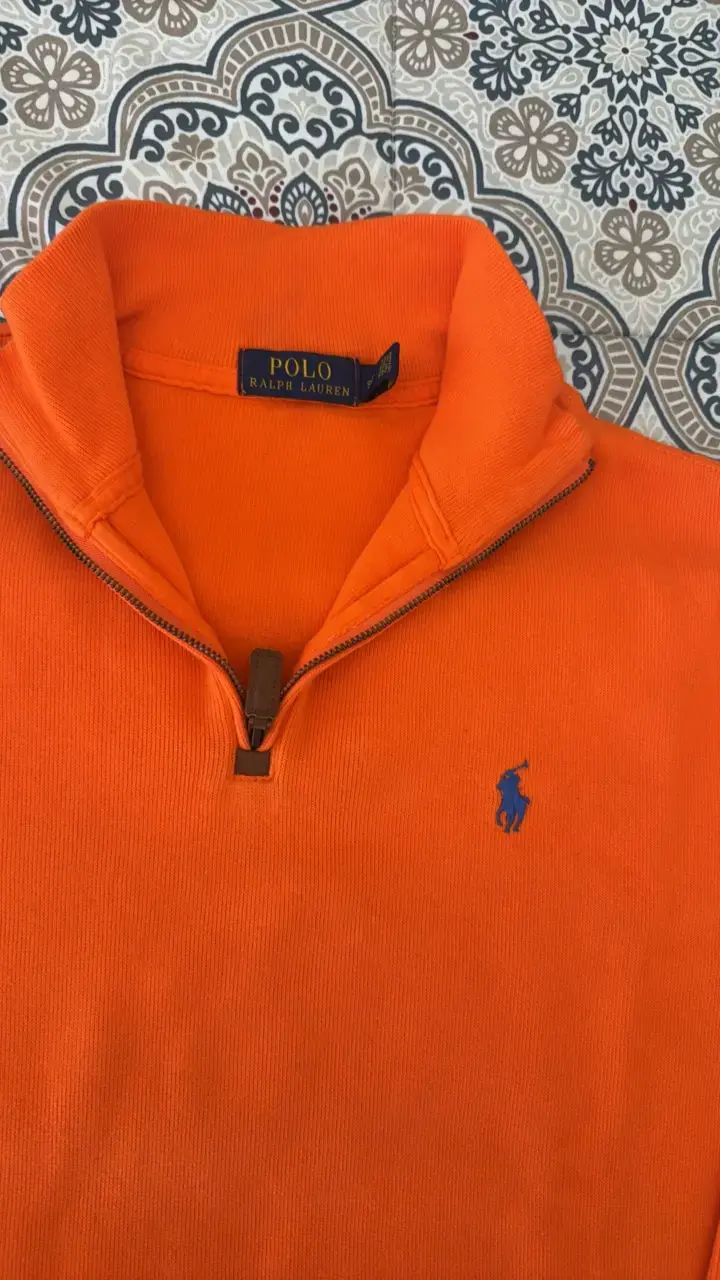 Suéter naranja Hombre con cierre Polo Ralph Lauren - 2