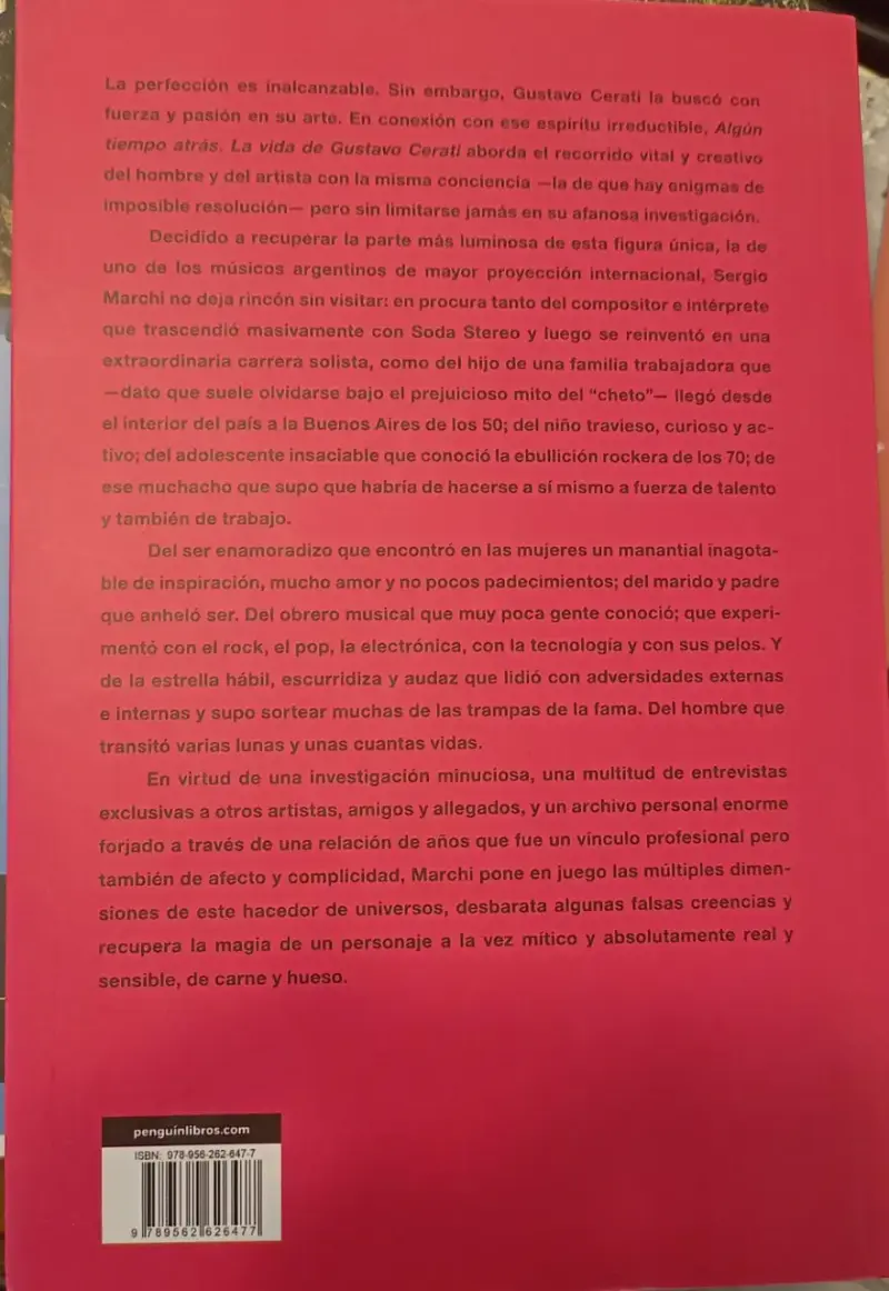 Libro 'Algún Tiempo Atrás' sobre Gustavo Cerati - 3