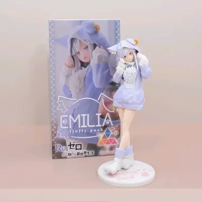 Figura Emilia Fluffy Pack de Re:Zero - miniatura 2