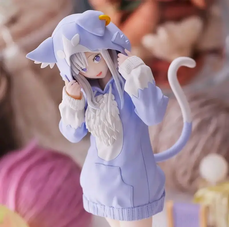 Figura Emilia Fluffy Pack de Re:Zero - 3