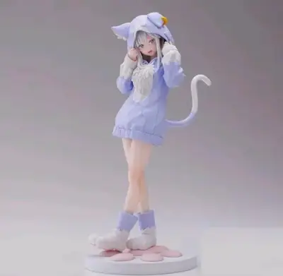 Figura Emilia Fluffy Pack de Re:Zero - miniatura 4