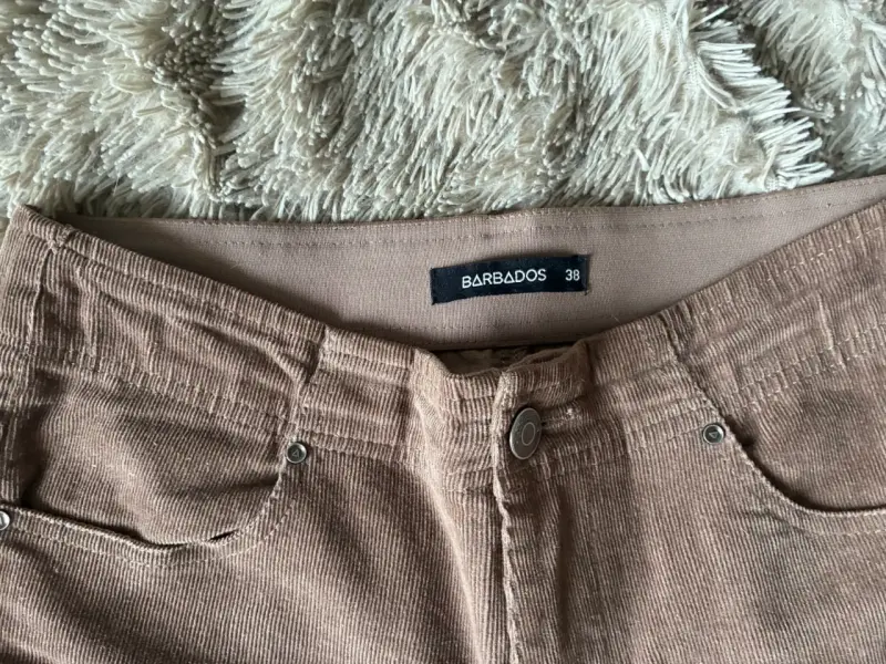 Pantalones de pana marrón Barbados talla 38 - 3