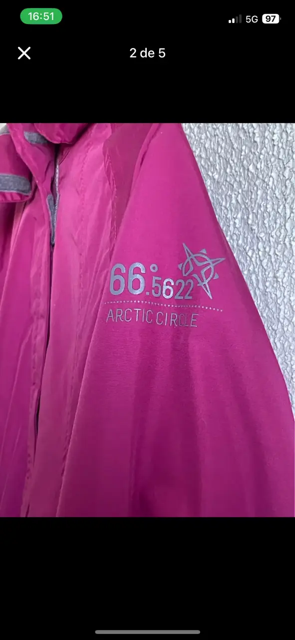 Chaqueta Impermeable Tribord Fucsia para Mujer - 2