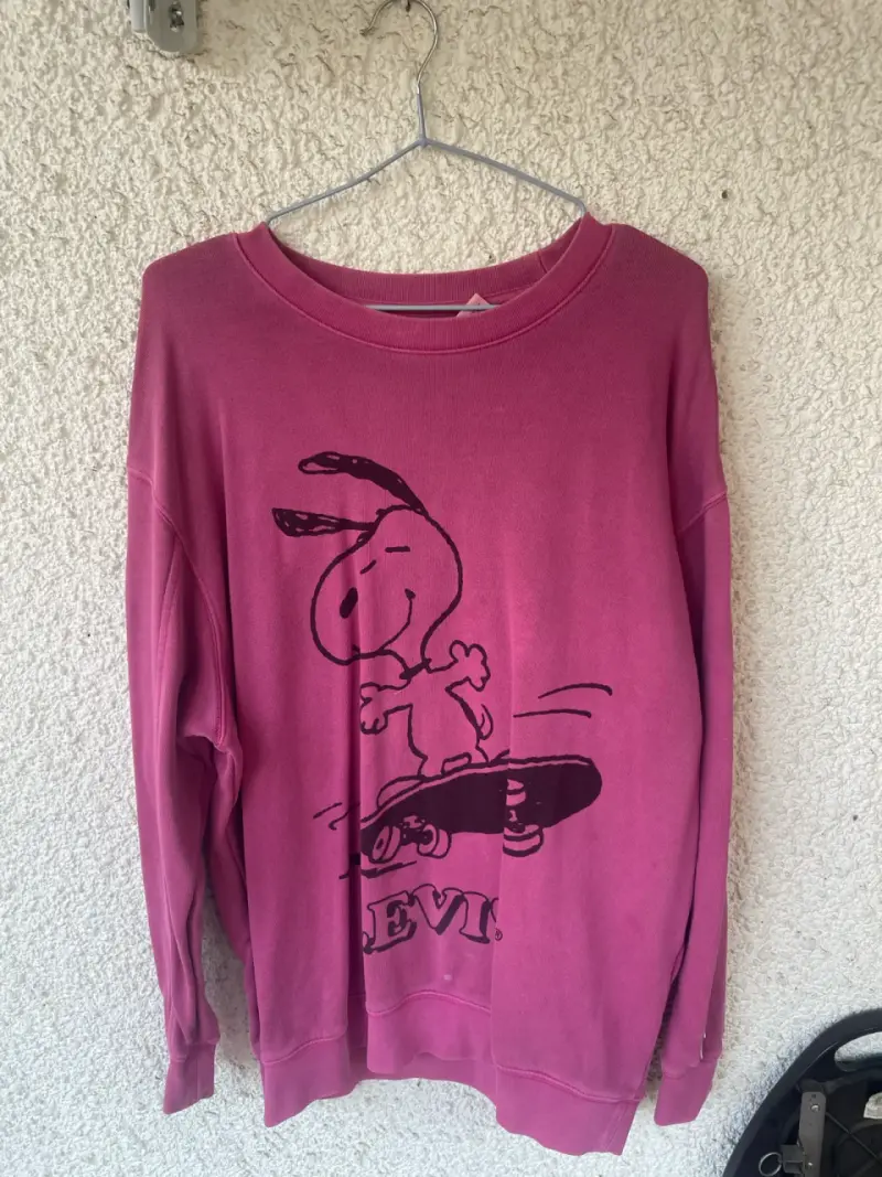 Polerón Levi's Snoopy rosado para hombre - 1