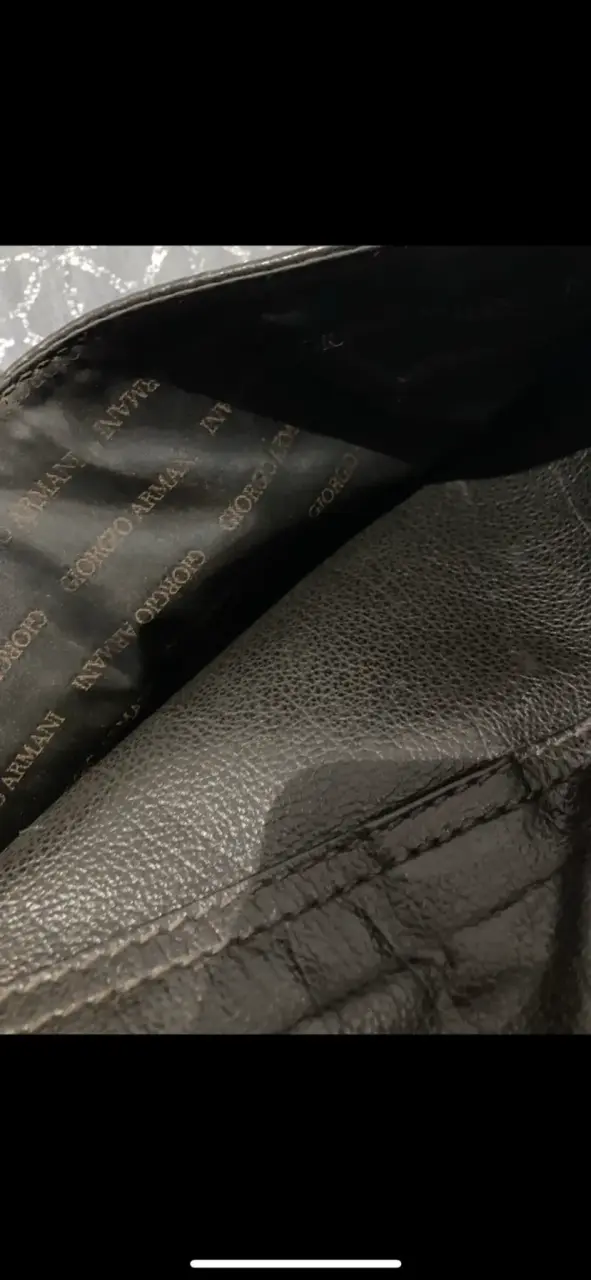 Bolso de cuero marca Giorgio Armani elegante - 5